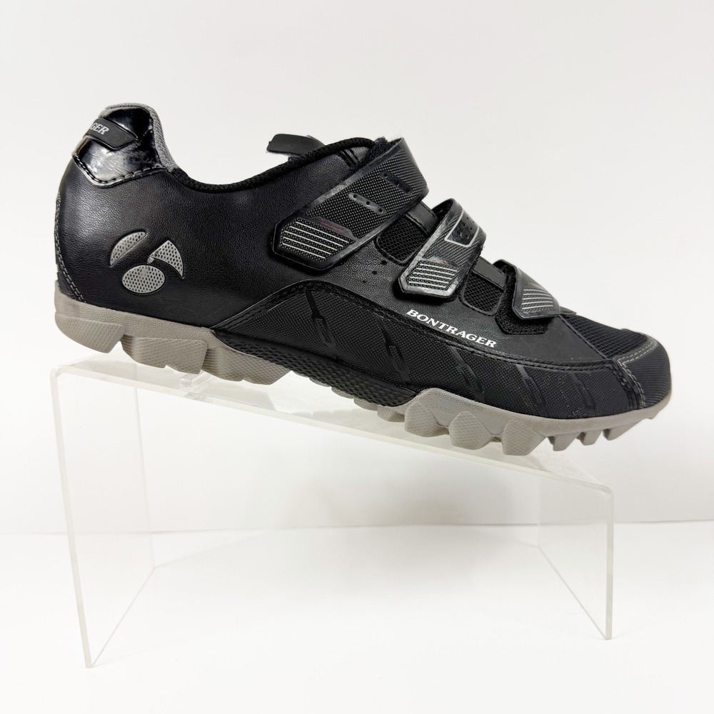 Bontrager Evoke Mountain Bike Shoes Mens Size 45/12 Black SPD Cleats MTB Cycling - Picture 7 of 8